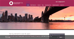 Desktop Screenshot of mcsweeneyca.com.au